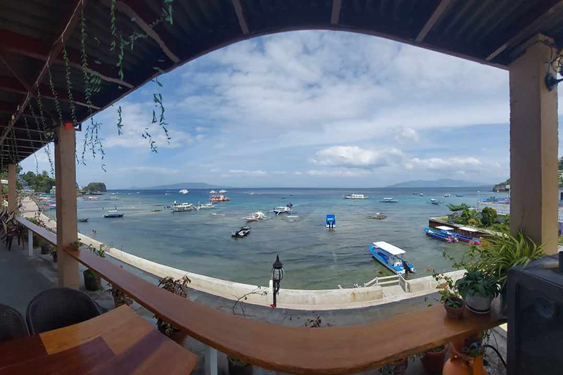 Sea view from Capt'n Gregg's rooms